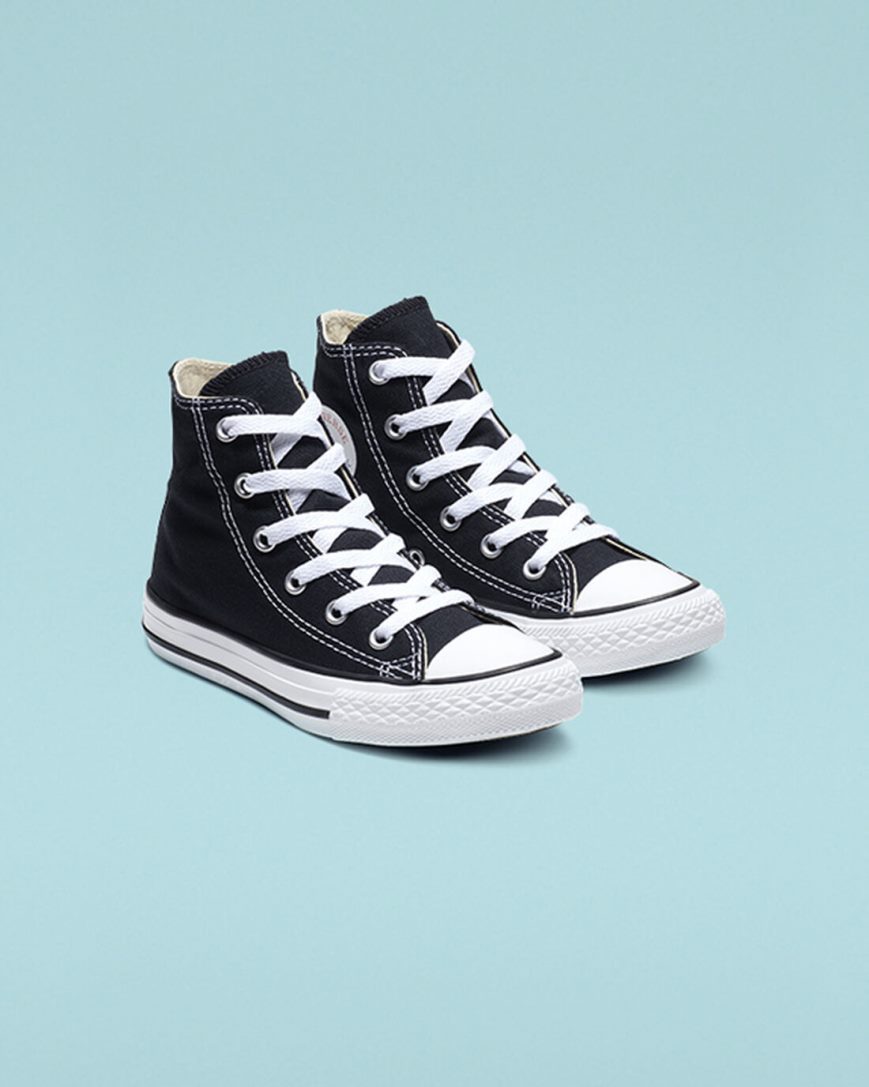 Tenisky Vysoke Converse Chuck Taylor All Star Klasické Chlapcenske Čierne | SK GKU5P8